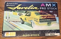 RARE JO-HAN AMERICAN MOTORS AMX JAVELIN PRO STOCK RACER 1/25 SCALE MODEL USA
