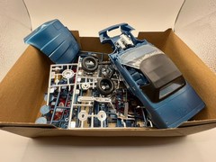 1/24 MONOGRAM CHEVROLET CORVETTE ROADSTER MODEL KIT #2742