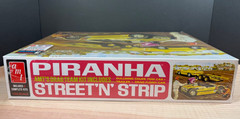 AMT PIRANHA DRAG TEAM STREET ‘N STRIP – 3 in 1 – 1:25 SCALE KIT #1113 SEALED NEW