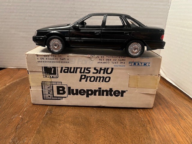 1989 Ford Taurus SHO Sedan Black #6066 Dealer PROMO NEW