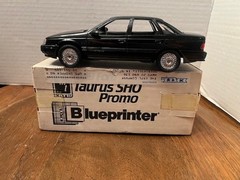 1989 Ford Taurus SHO Sedan Black #6066 Dealer PROMO NEW
