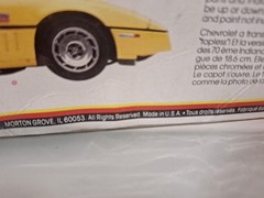 MONOGRAM 1987 MODLE CAR KIT 1:24 SCALE CORVETTE ROADSTER NEW, SEALED.