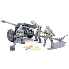 Tamiya 1/35 German 7.5cm Pak40 AT Gun TAM35047 Plastic Models Armor/Military