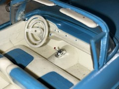 VERY RARE!! Vintage SMP 1958 Chevrolet Impala CONVERTIBLE Model Car Kit. NICE!!