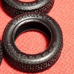 BF Goodrich Radial Tires 1969 Chevy Camaro SS 1:25 Scale Model Car Part MPC