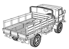 GAZ-66B Soviet 4×4 2t truck for airborne (Plastic model kit) 1/72 ACE 72186