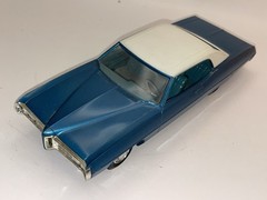 MPC Promo 1969 Pontiac Bonneville 2Dr HT 1/25 Warwick Blue w/White Top XLNT-NM