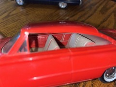 AMT 1960 FORD STARLINER 2 DOOR HARD TOP PROMO CAR MODEL RED 1:25