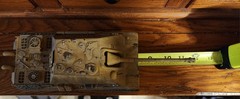 Vintage German Panther Panzerkampfwagen V Tank WWII 1943-1945, Hand Painted