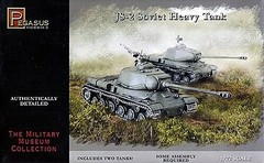 Pegasus JS-2 Soviet Heavy Tank (2) – Plastic Model Military Vehicle Kit – 1/72