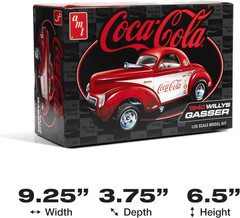 1940 Willys Coupe (Coke Race Team) 1:25 Scale Model Kit