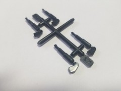 Kenworth Aerodyne Cab Over REAR SHOCK ABSORBERS from AMT 1:25 Model Kit SHOCKS