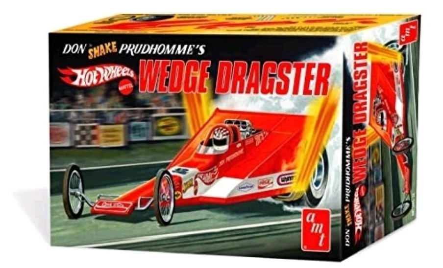 Don Snake Prudhomme’s Wedge Dragster Hot Wheels Legends Model Car Kit by AMT…F