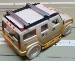 For H0 Slotcar Racing Model Railway Hummer H2 With Xtraction Chassis Package