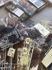 Large Group Lot Vintage Model Models Ship Ships Boat Boats Junk Yard Junkyard