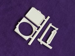 Diamond REO Truck Tractor RADIATOR , SURGE TANK & SHROUD for 1:25 AMT Model Kit