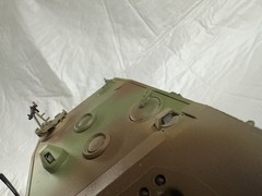 1/35 WELL BUILT TRUMPETER JADGPANZER E-100 TANK READY TO DISPLAY.