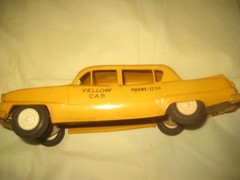 1954 Plymouth Belvedere Yellow Cab Taxi Dealer Promo Model 4 Screw