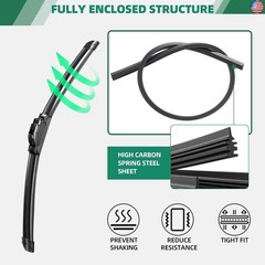 Windshield Wipers 22?+21? Premium OEM Quality, Durable Stable and Quite,