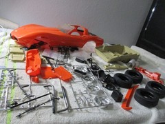 DEFECTIVE Monogram 1978 Corvette 1/8 Model Kit PARTS ONLY READ 2603