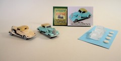 New! SMC-854 1935 Packard Convertible Top Up HO-1/87 Scale Clear Resin Kit