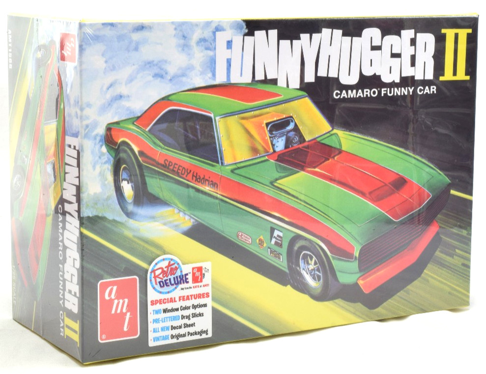 AMT Funny Hugger II Chevy Camaro Funny Car 1:25 Plastic Model Car Kit 1565