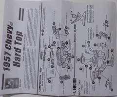 AMT ERTL Boyd Coddington American Hot Rod 1957 Chevy Hard Top 57 Model Car Kit