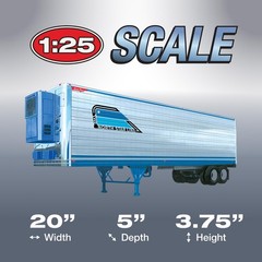 40″ Great Dane Reefer Trailer Model Kit 1:25 Scale – Detailed Assembly Toy