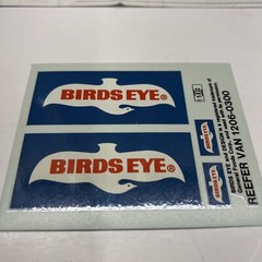 Monogram Fruehauf 40′ Reefer Snap·Tite 1/32 Scale Birds Eye Decal & Instr Only