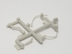1958 Edsel Pacer RADIATOR HOSES & HEATER HOSES from AMT 1:25 Model Kit 58