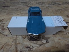 ERTL 1:24 1970 Chevrolet Corvette LT-1 Stingray Promo Car Mulsanne Blue 6878