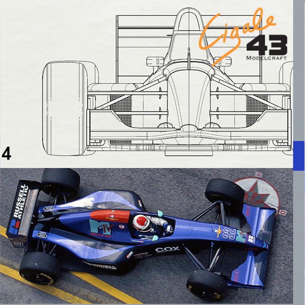 NEW SIMTEK S941 1994 KIT 1/43rd Scale Cigale43 w/Tameo Kits CFK002 MTV Brabham