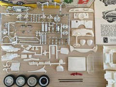 SUPER RARE! ORIGINAL SMP AMT 1960 CHEVY CORVETTE CONVERTIBLE Model Kit GORGEOUS!