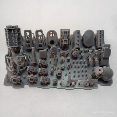 1/25 3D Resin Dodge Dual Plug 426 Engine/W Transmisison Scale Model Kit Parts
