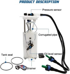 Electric Fuel Pump Replacement Compatible with 2000-2005 Chevy Cavalier Pontiac