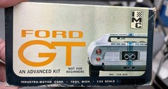IMC 104 Ford GT #11 LeMans Racer vintage Car Model KIT 1/25 McM.