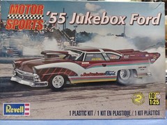 🌟 Drag Hood 1955 Jukebox Ford Pro Mod 1:25 Scl 1000s Model Car Parts 4 Sale
