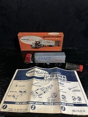 Ulrich Hi-Liner Metal Truck & Trailer Kit Unassembled Red Silver
