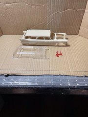 Open Jo-Han Plymouth Police Emergency Wagon Plastic Model Kit 1:25 Unassembled