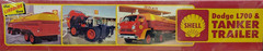 Shell Dodge 1700 & Tanker Trailer Lindberg 1:25 NEW FACTORY SEALED *US Seller*