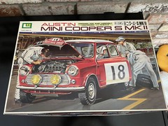 LS Austin Mini Cooper S MK II Model Kit Vintage