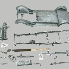 Hubley Packard Dietrich Conv. Victoria 1:22 Metal Kit Unassembled Model