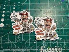 Two Scale Model Car stickers Decals 3.5″ AMT 32 Ford Deuce Coupe Revell MPC Roth