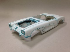 Vintage Revell 1960 Corvette – Complete