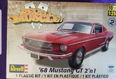 2 – STOCK TIRES from 1968 Ford Mustang GT Revell 1:25 Model Kit 68