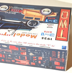 AMT 1925 FORD Model T 3 in 1 Stock or Chopped Model Kit 1/25 AMT626 2010 SEALED
