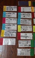 30ct Lot JNJ Hobbies NASCAR & Stock Cars Waterslide Decals 1/24 1/25 Racing NOS