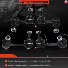 A-Premium Set of 4, Front & Rear Sway Bar Links Kit Stabilizer Bar Links