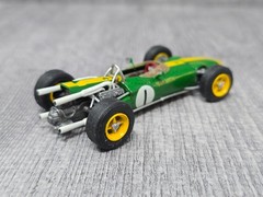 Vintage Scale Racing Lotus 43 1:43 Built Model Green 1966 Grand Prix Jim Clark