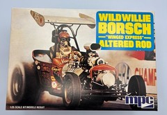 MPC, Wild Willie Borsch, Winged Express, Altered Rod, 6066, Model Kit, Open Box.